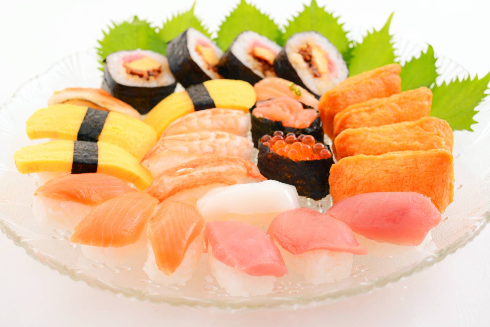 Assorted Sushi Platter with Rolls