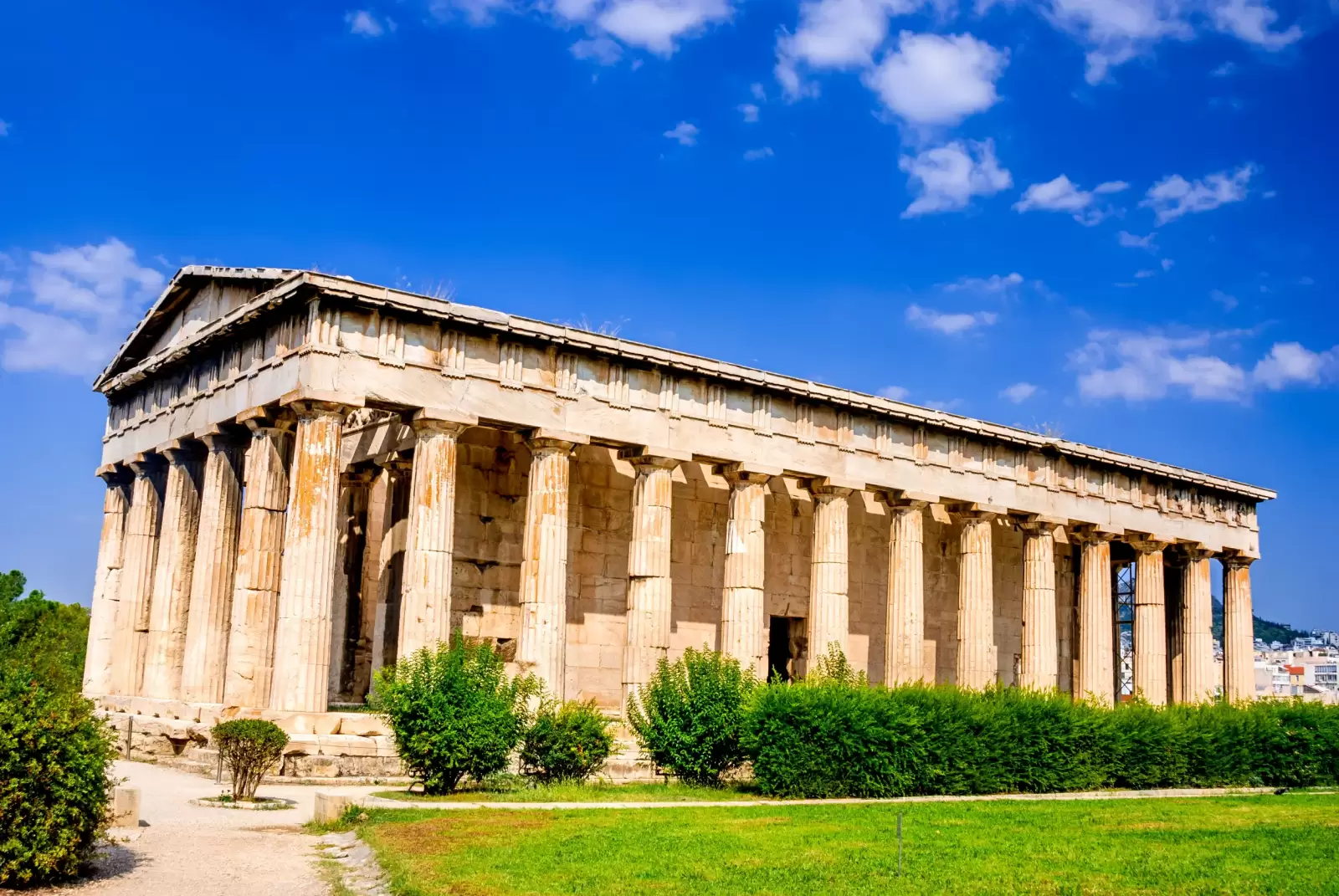 athens greece temple of hephaestus hephaisteion doric