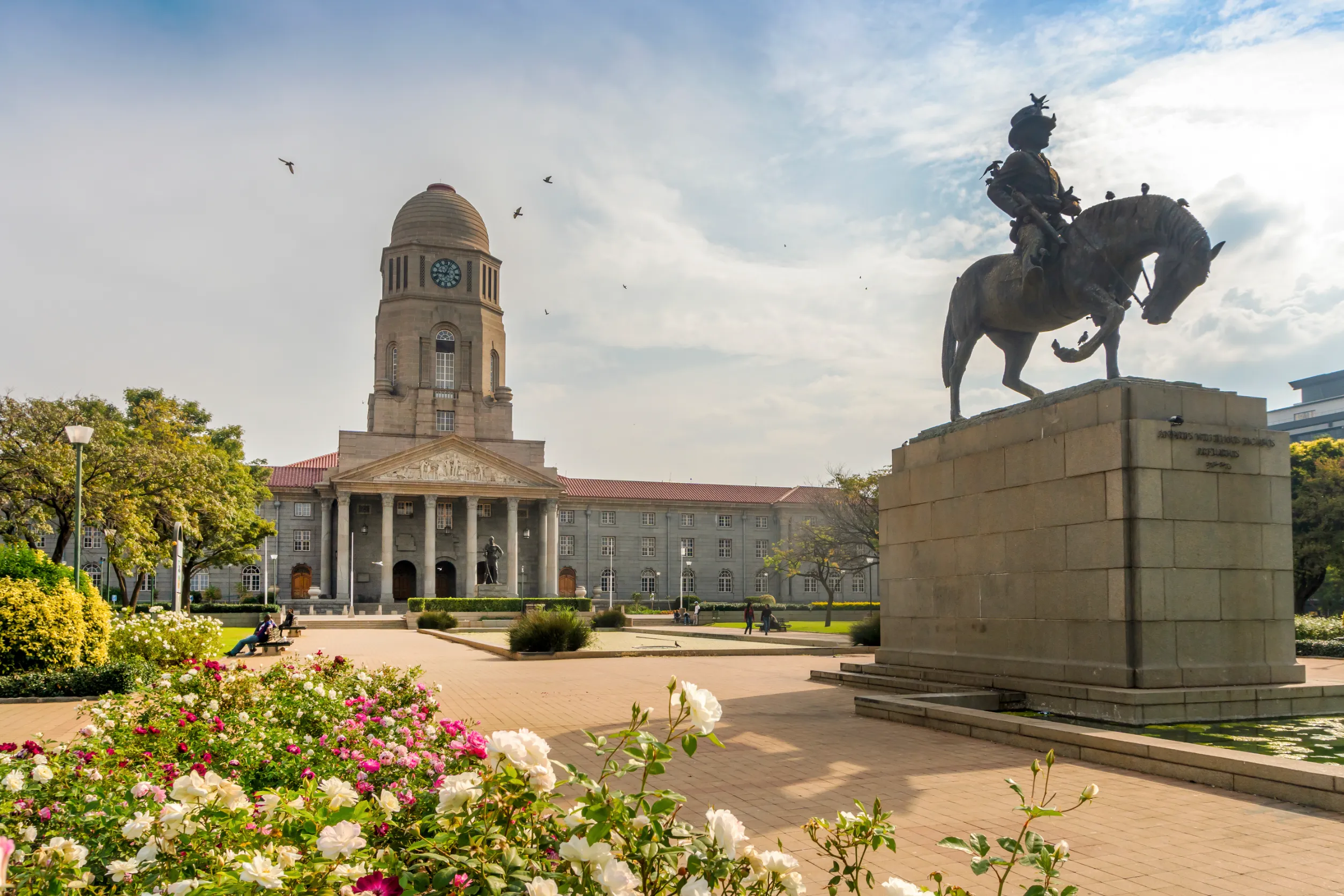 city hall of tshwane in city center of pretoria south africa