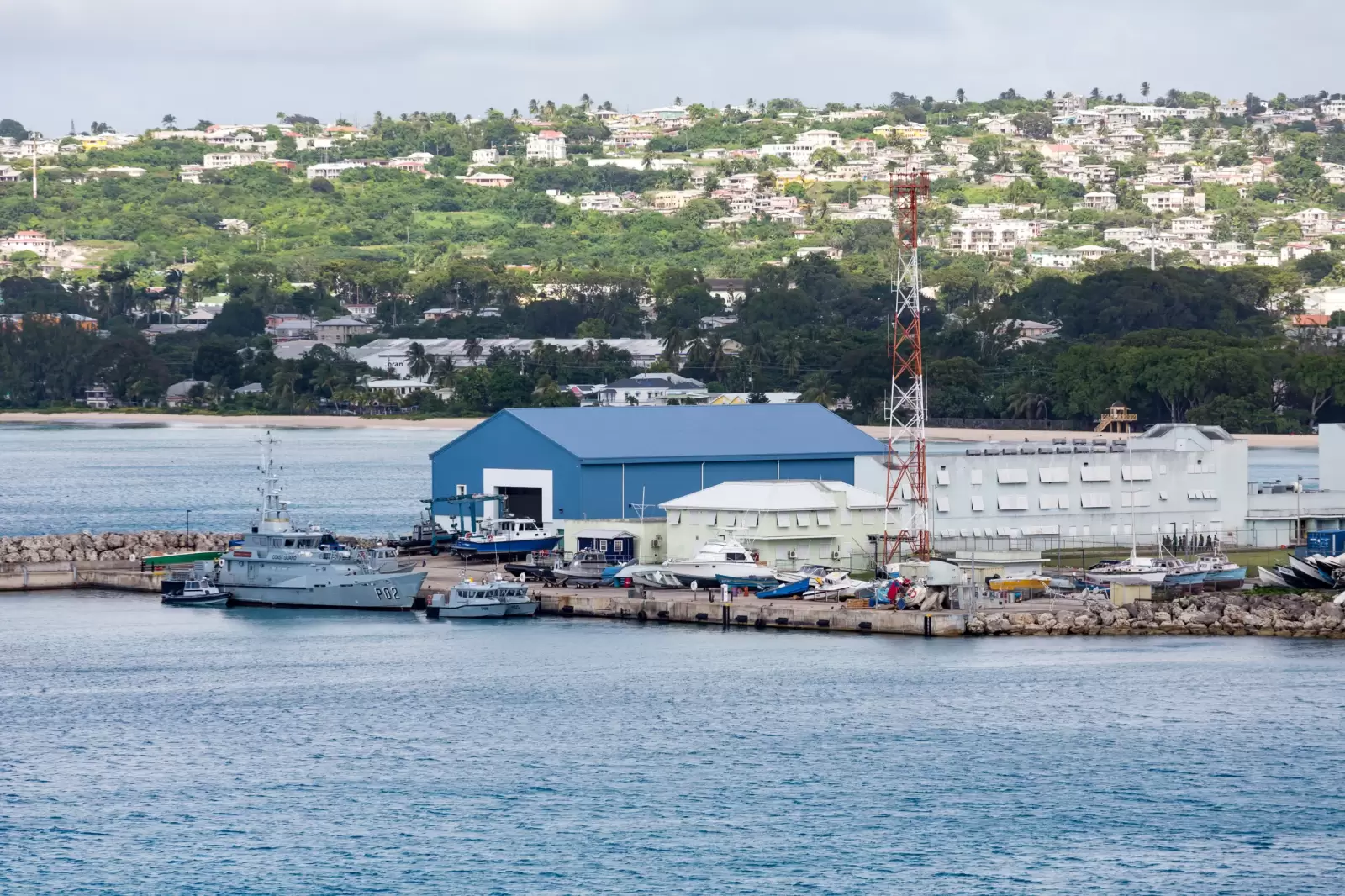 coast guard station in bridgetown barbados