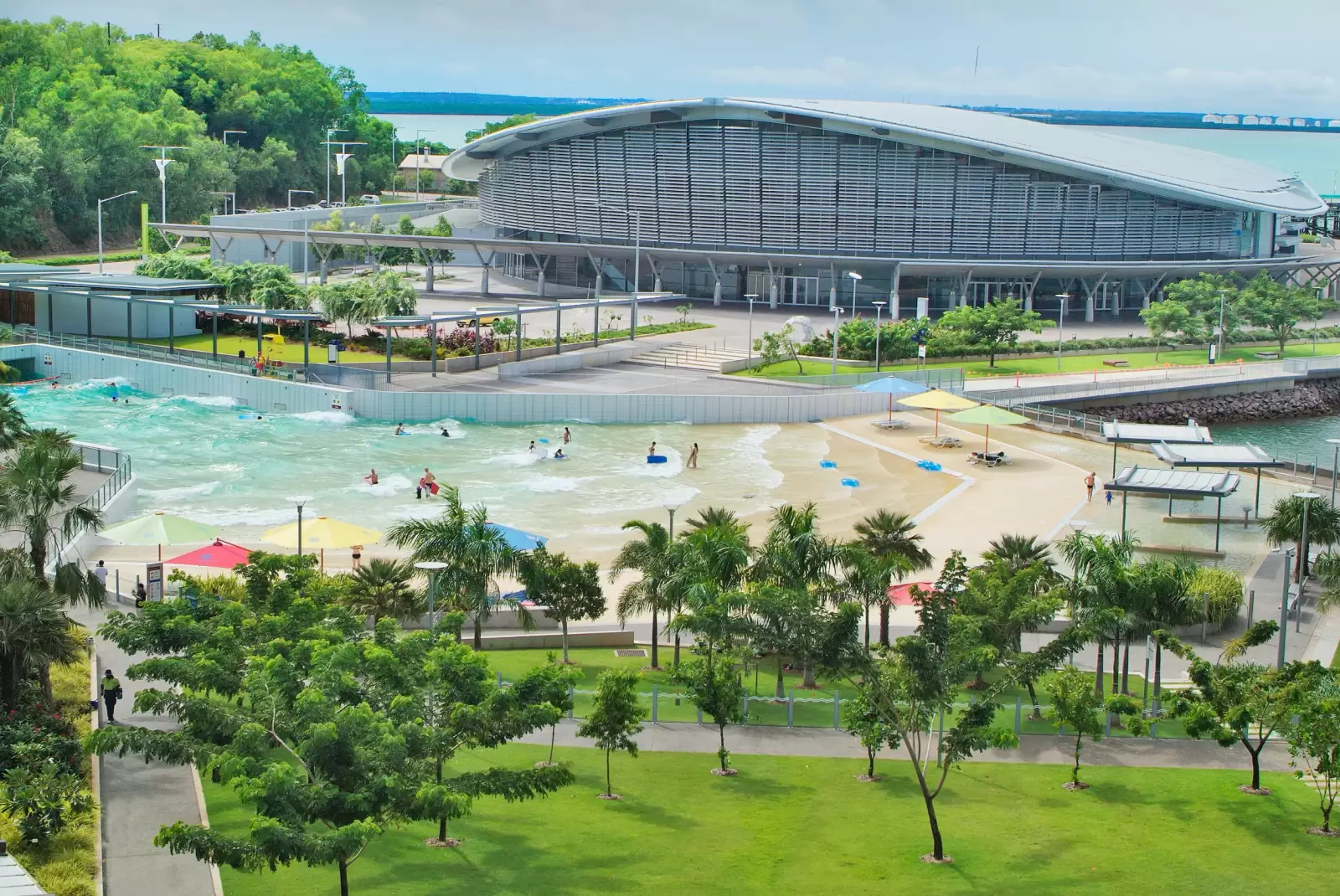 darwin convention center at wharf precinct waterfront