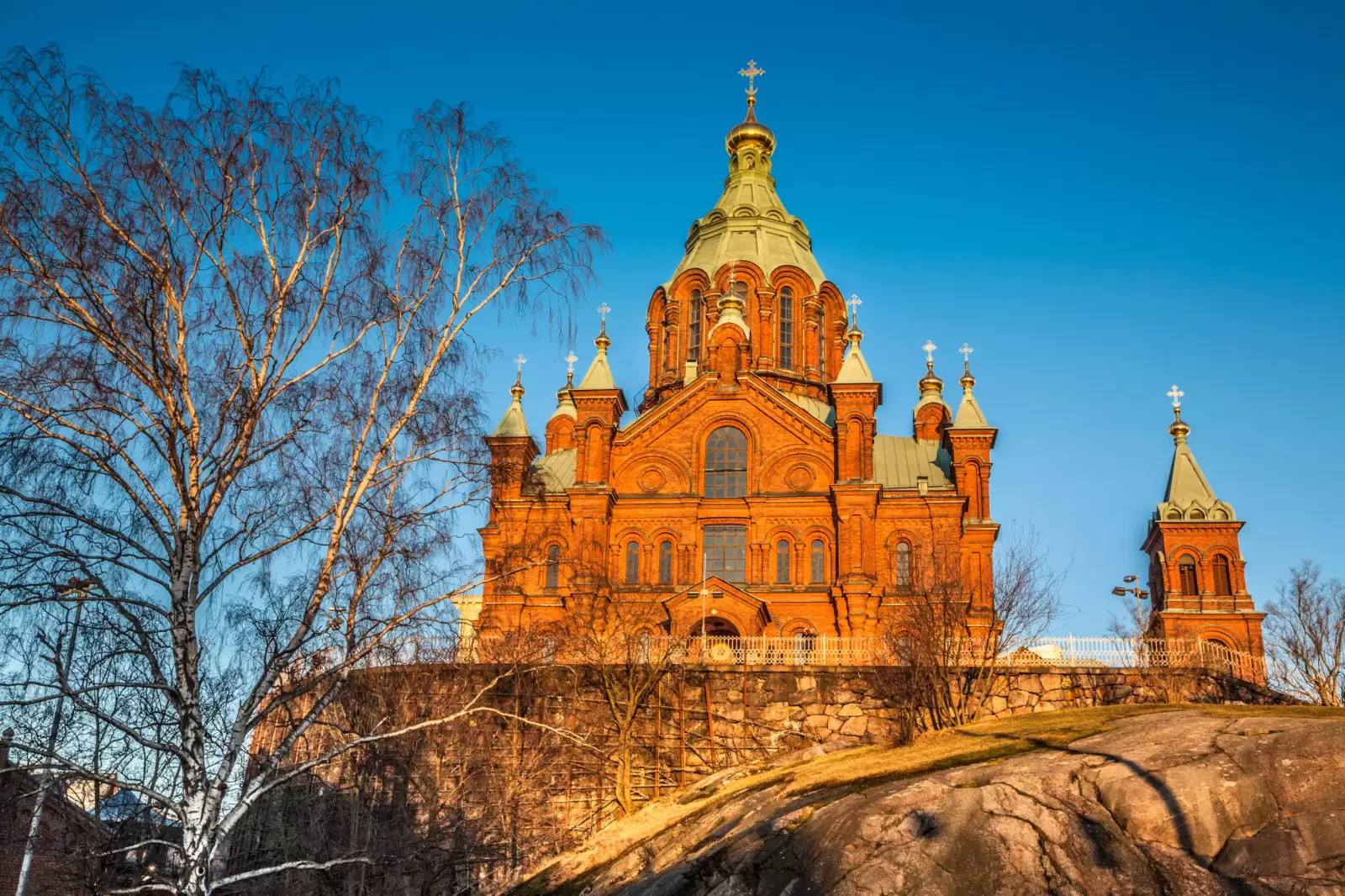 famous eastern orthodox uspenski cathedral uspenskin katedraali