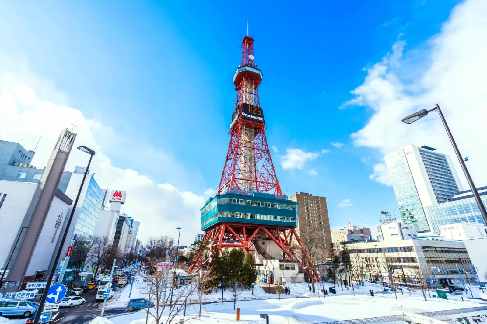 famous tv tower in sapporo japan