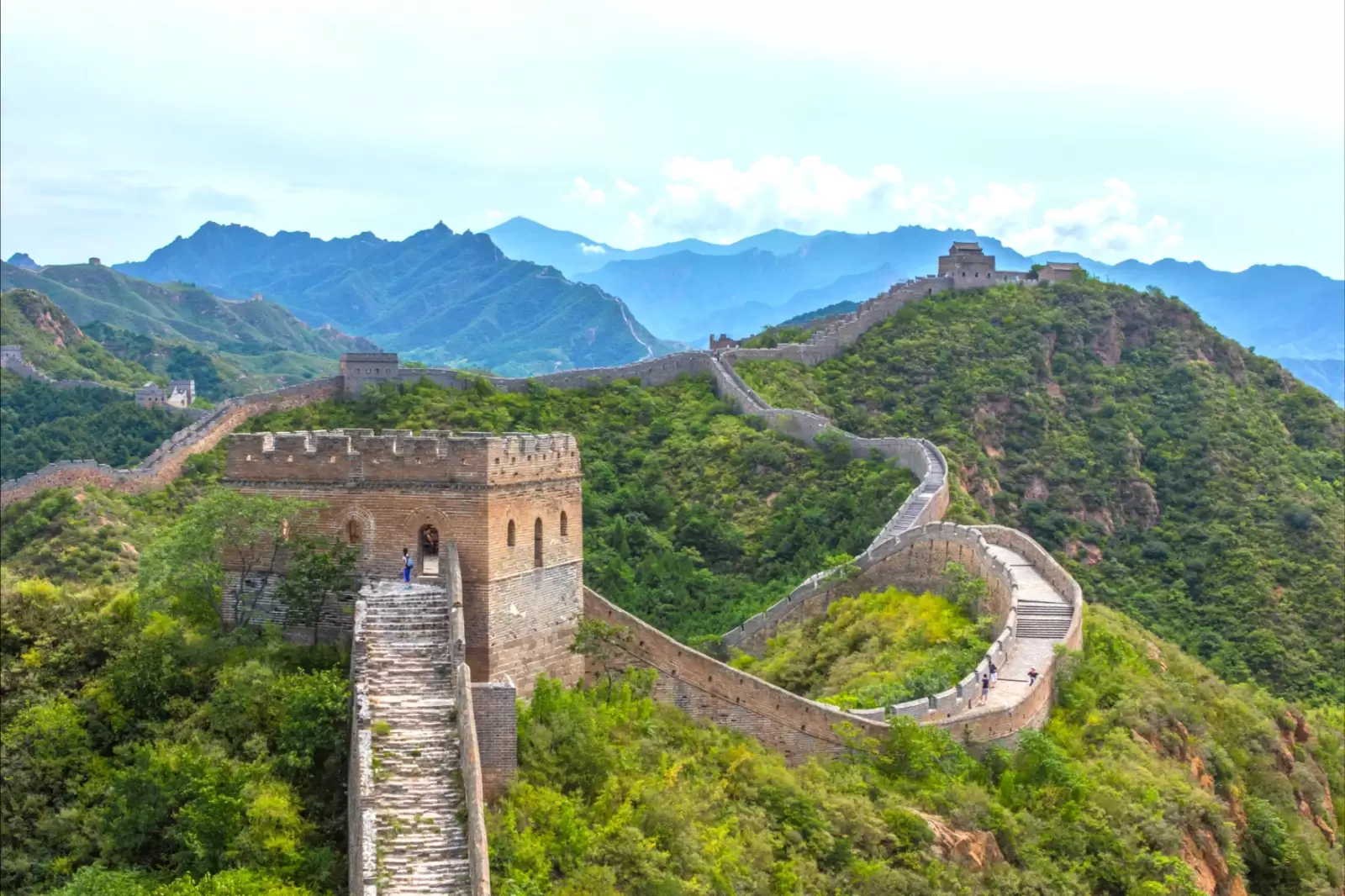 great wall of china at the jinshanling section