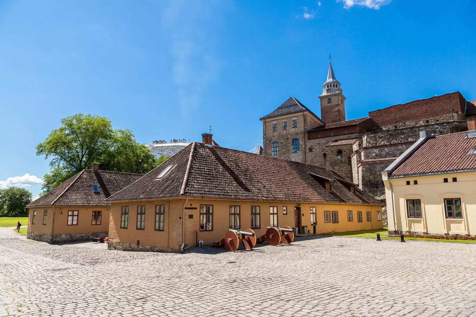 medieval castle akershus fortress in oslo norway