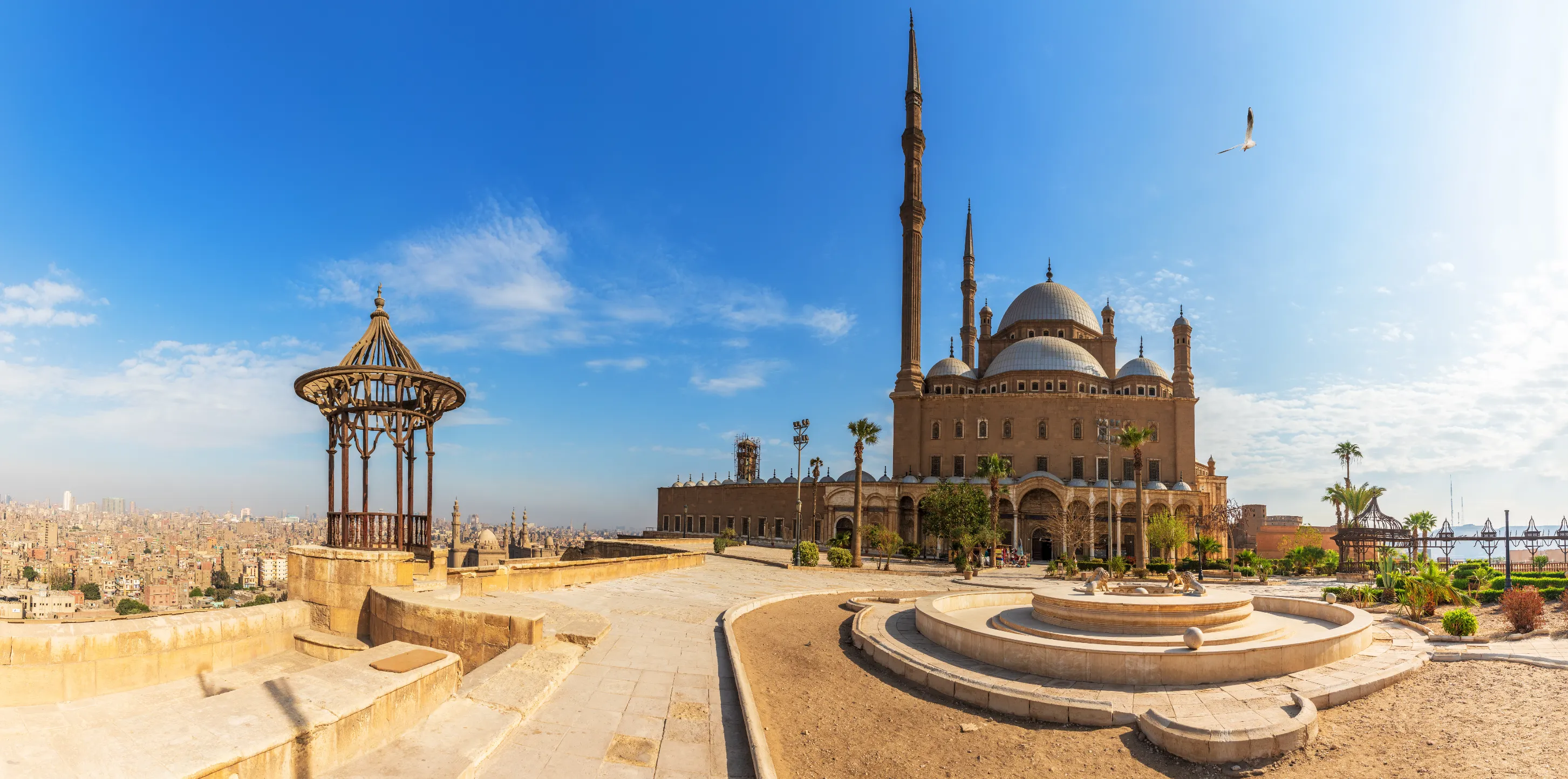 mosque of muhammad ali in the citadel of cairo egypt
