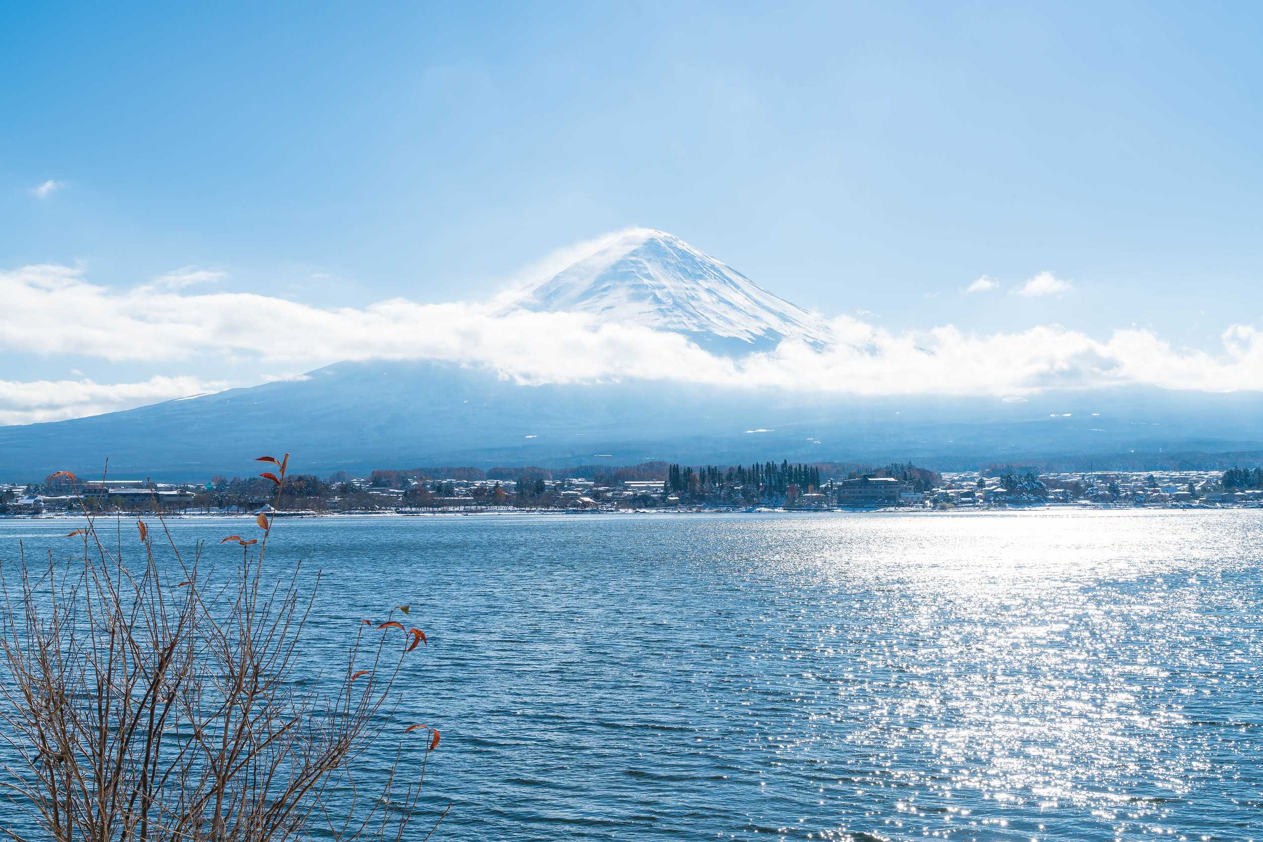 Mountain Fuji San At Kawaguchiko Lake In Japan