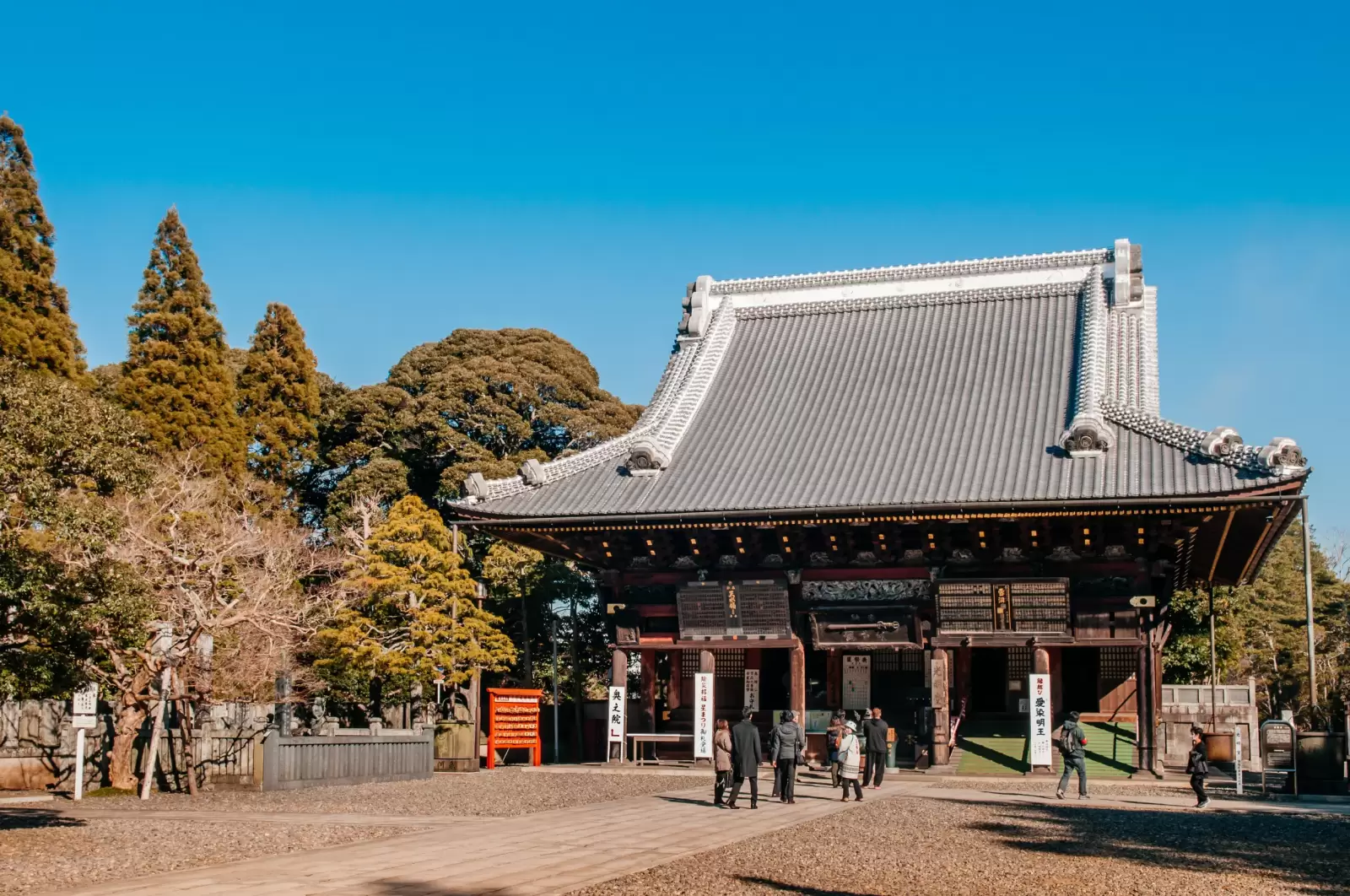 narita chiba japan old beautiful historic gakudo hall of narita