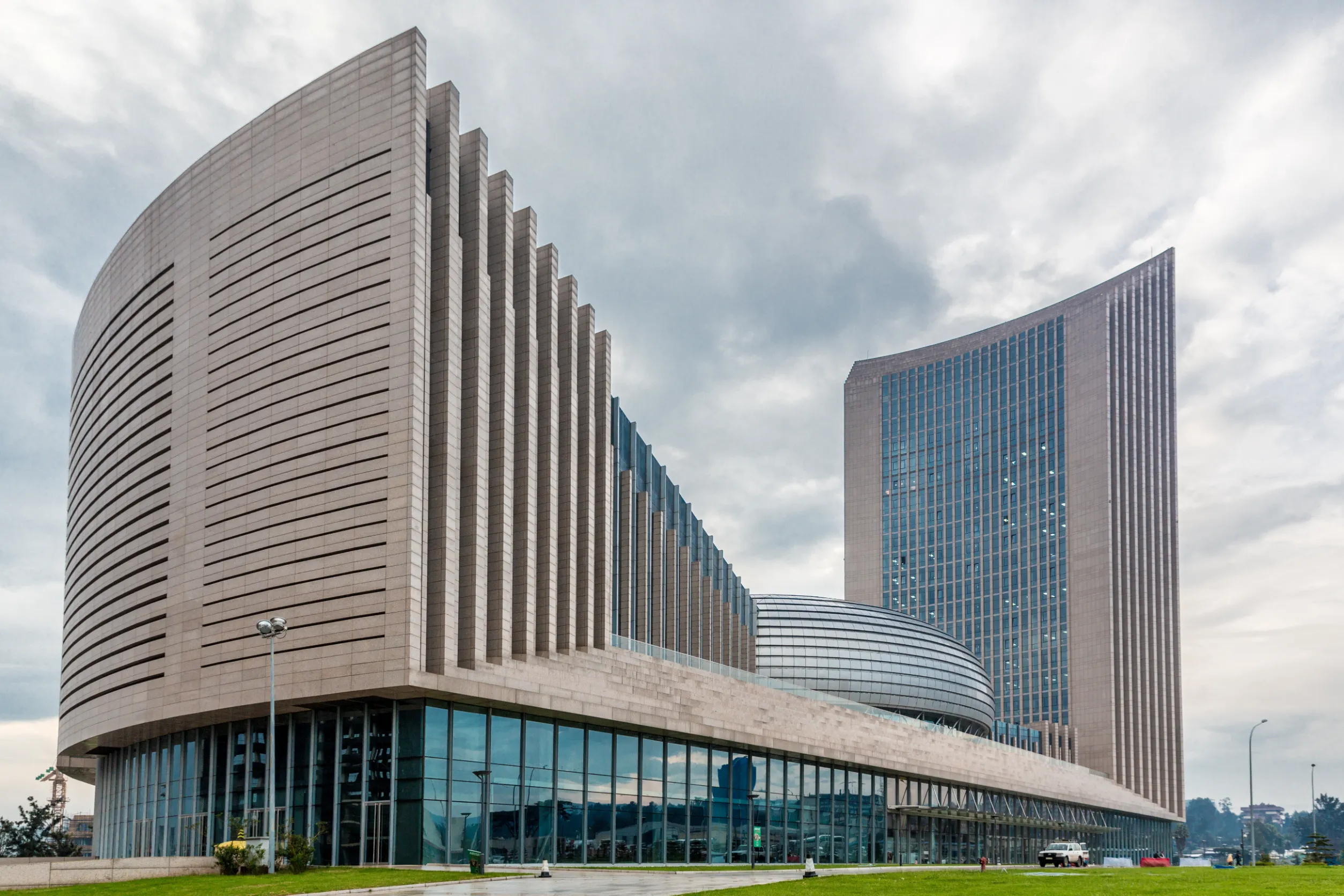 new african union commission headquarters building in addis ababa ethiopia