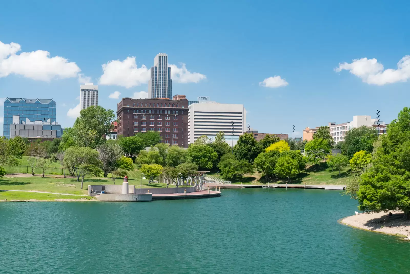 omaha nebraska from the heartland of america park