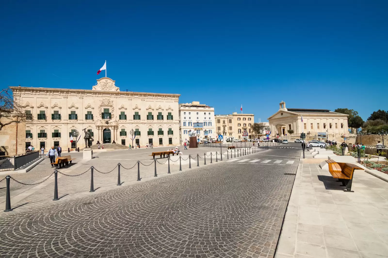 republic of malta the picturesque bay of valetta
