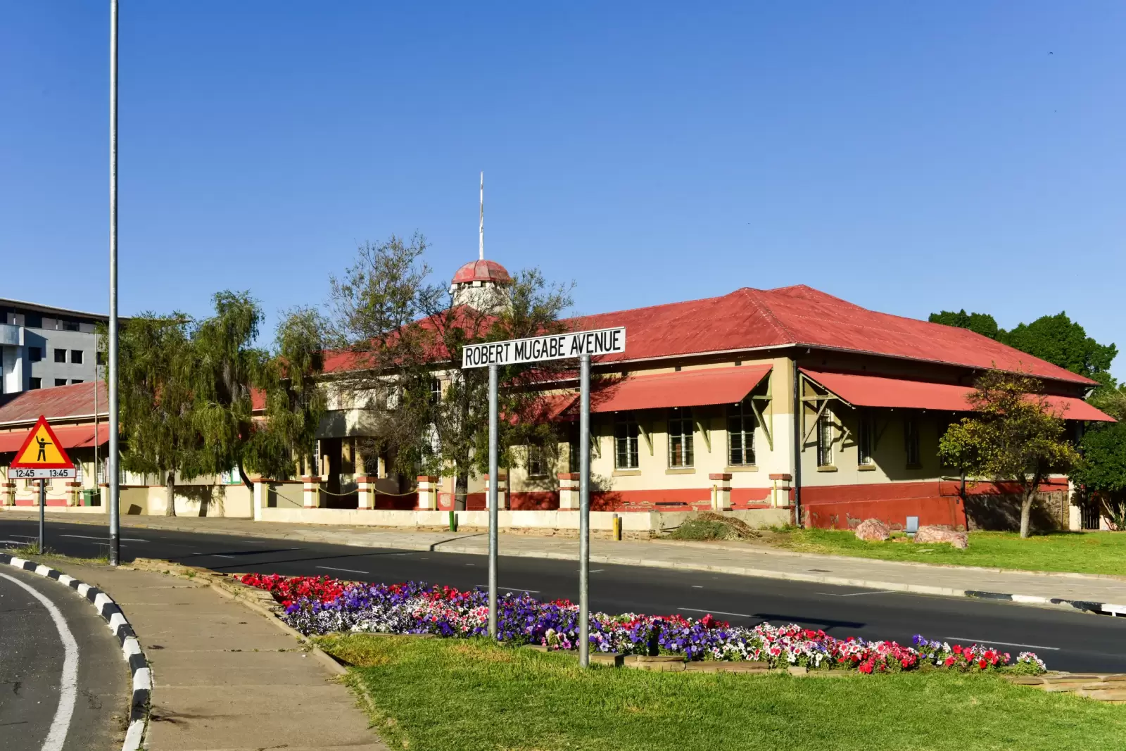 robert mugabe avenue in windhoek namibia africa