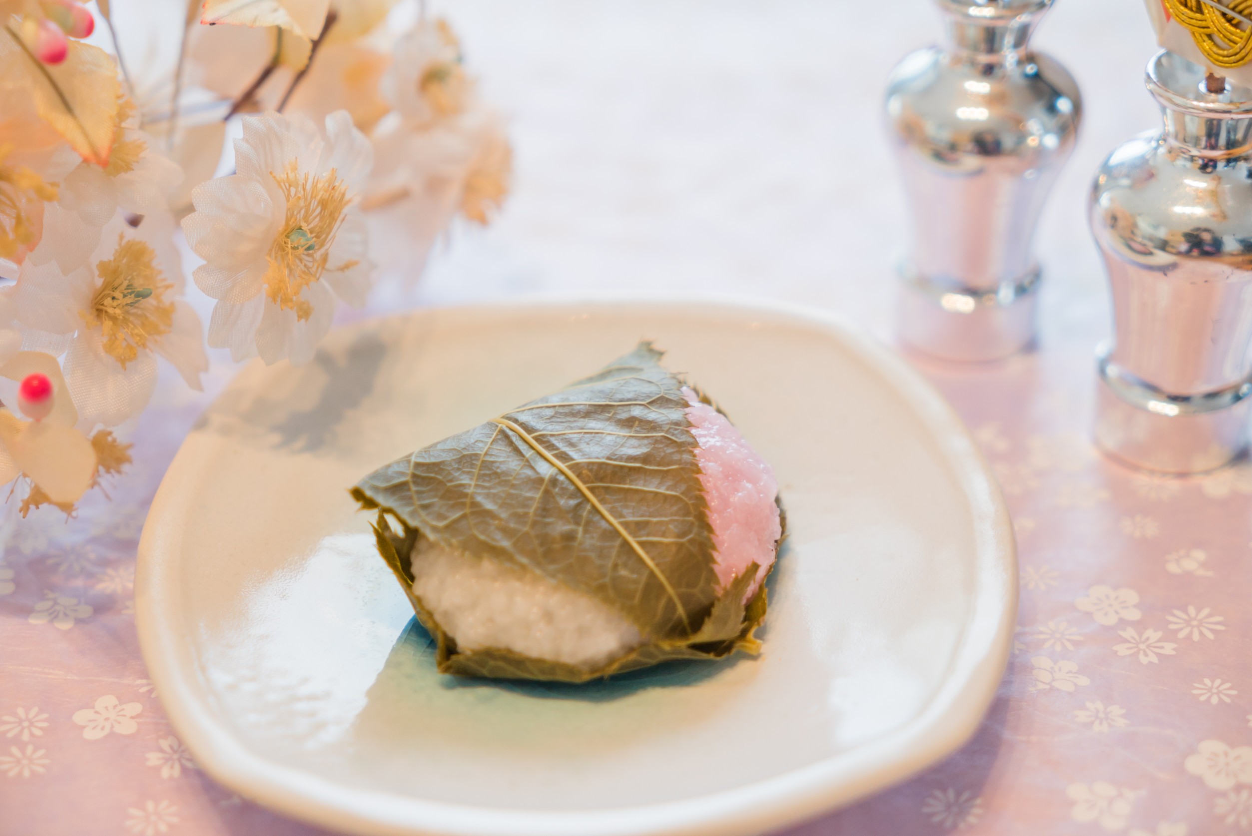 Sakuramochi Japanese Traditional Sweets Rice Cakes