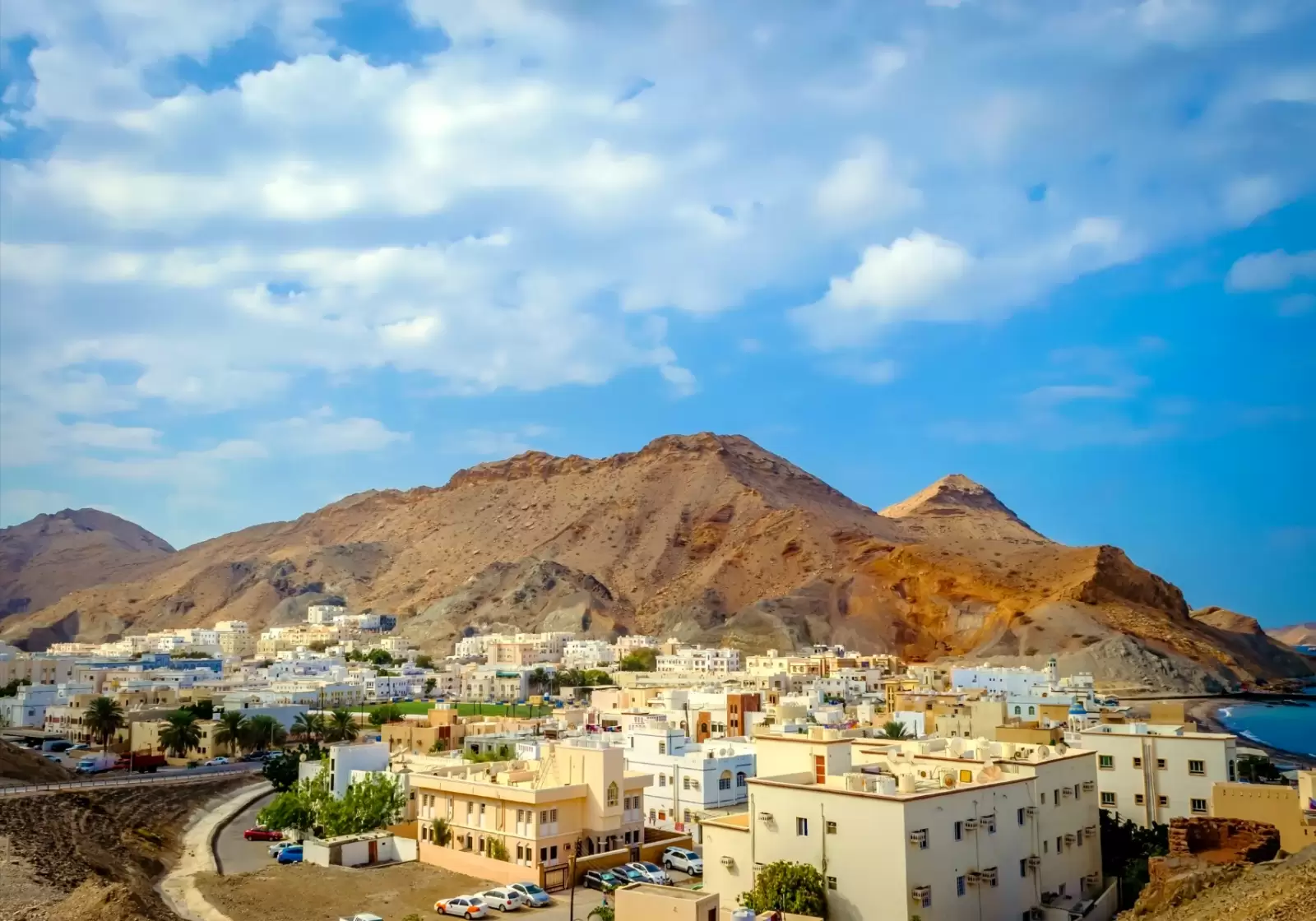 small sleepy village in muscat oman