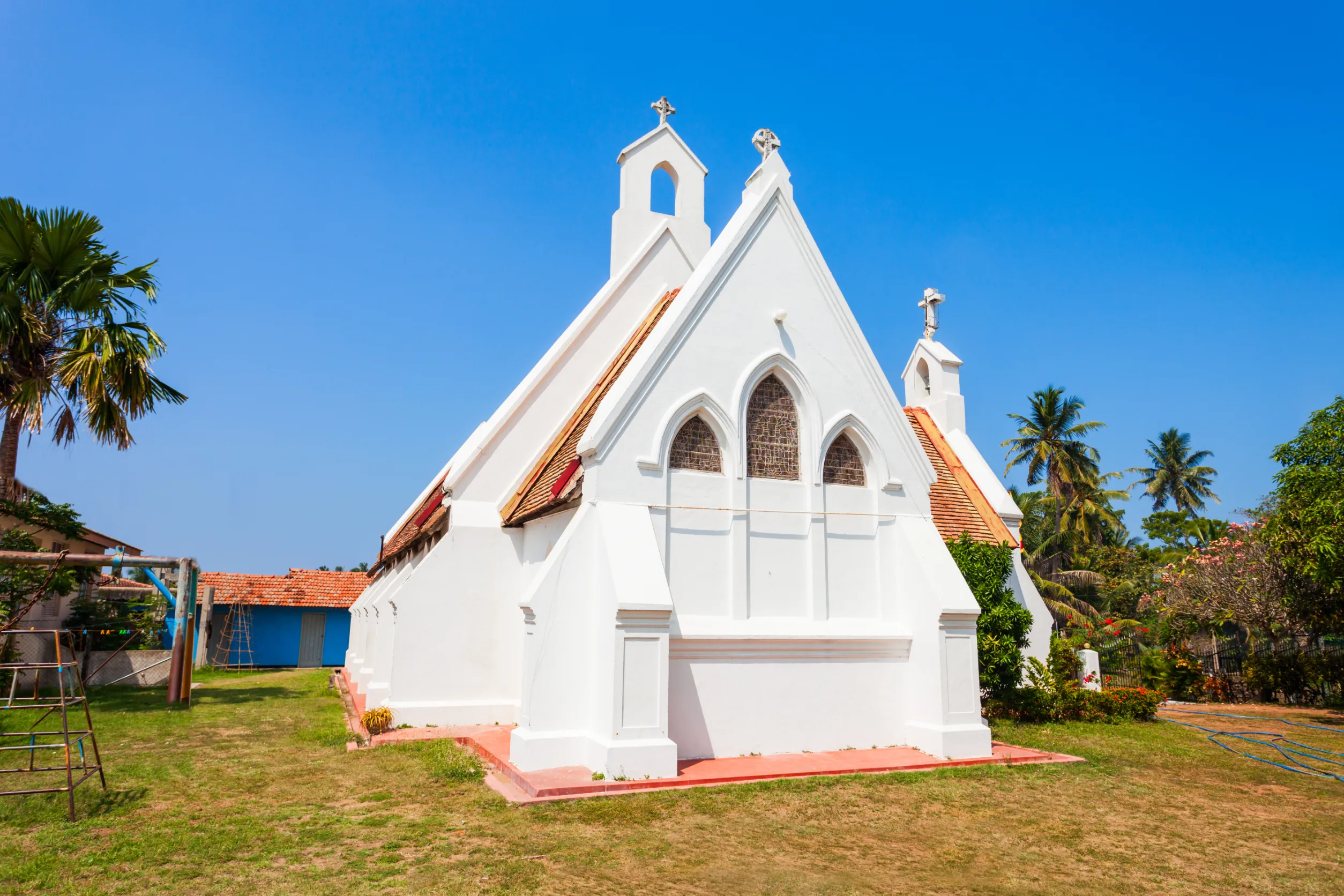 st stephen church at the negombo dutch fort remains negombo