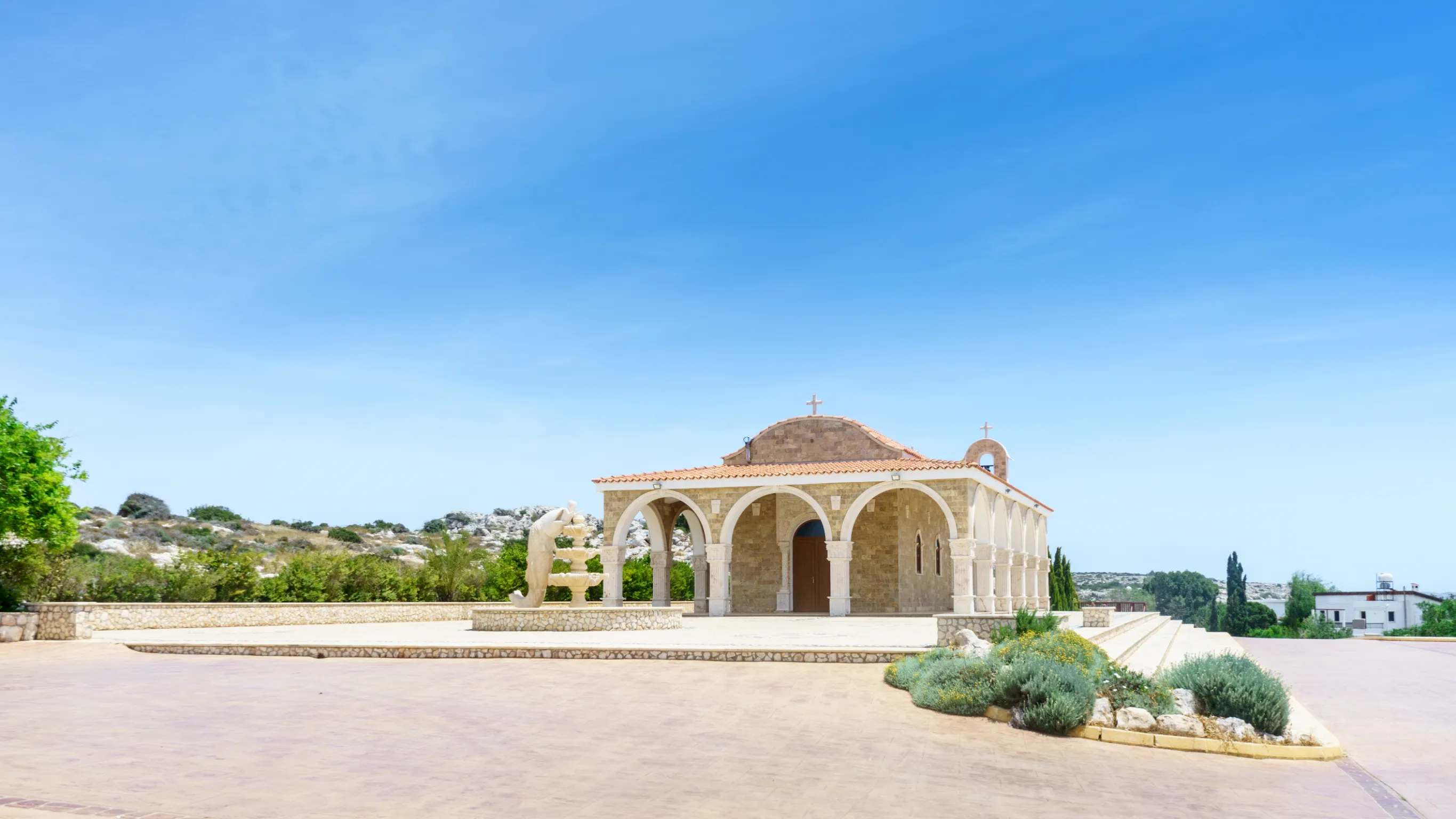 temple saint epifanios in ayia napa cyprus