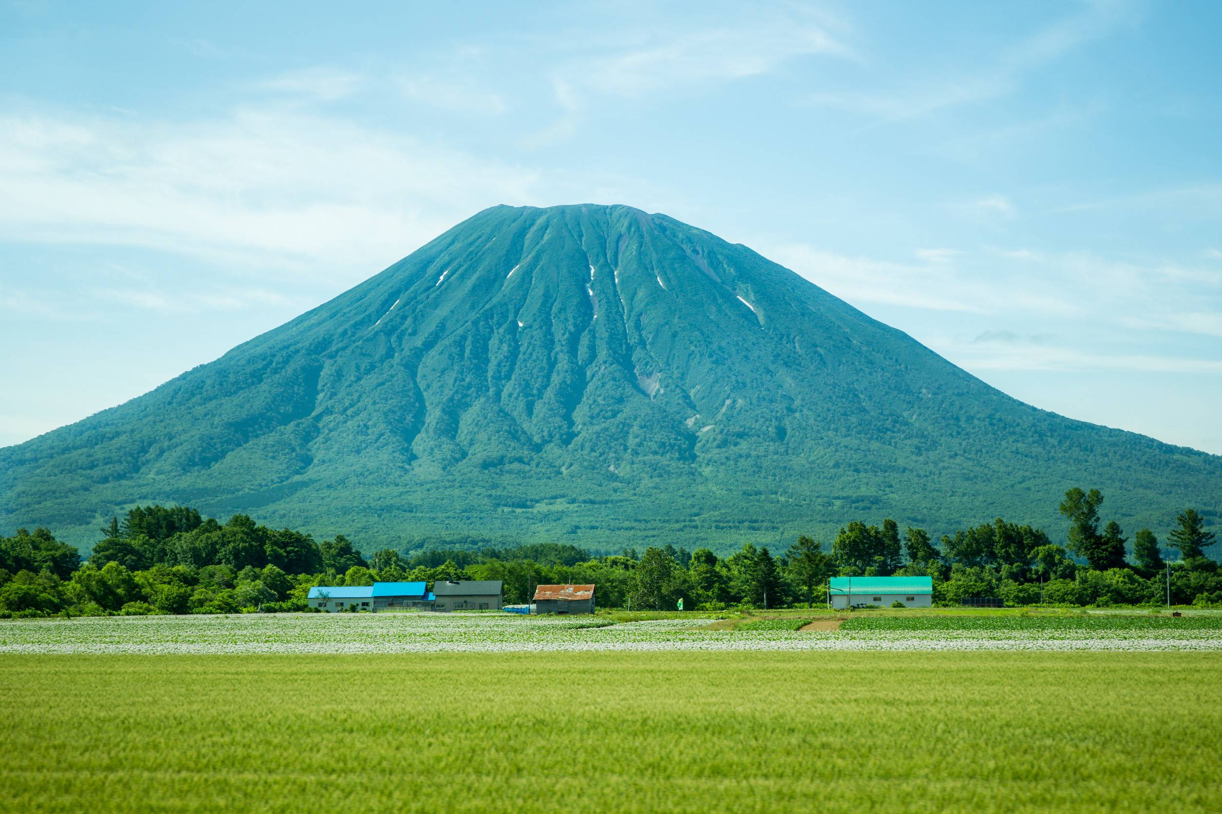 The Landscape Of Mt Yotei In Hokkaido Japan