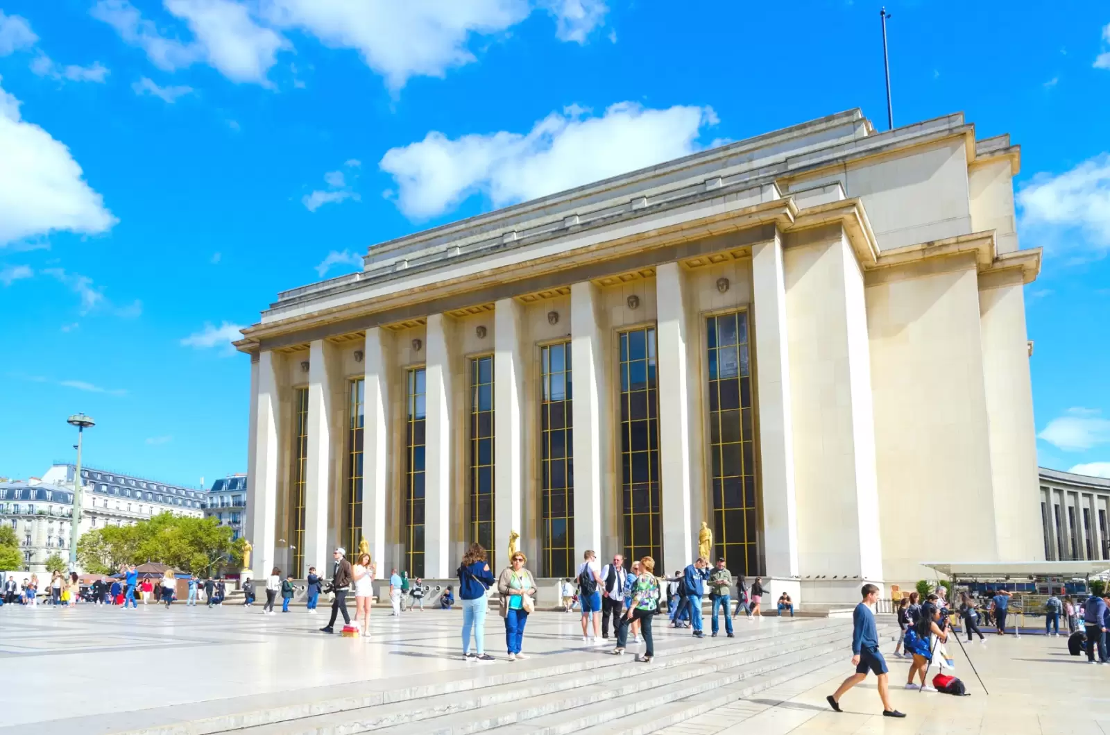 the place du trocadero in paris france
