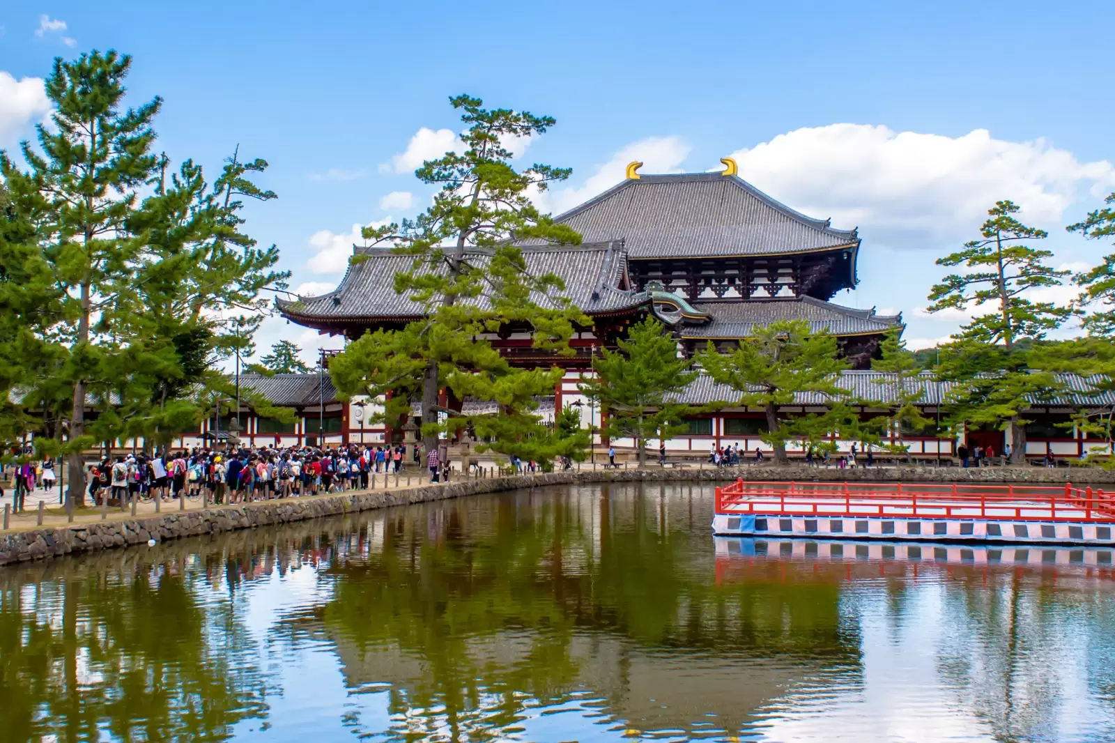 todaiji temple in nara near kyoto japan