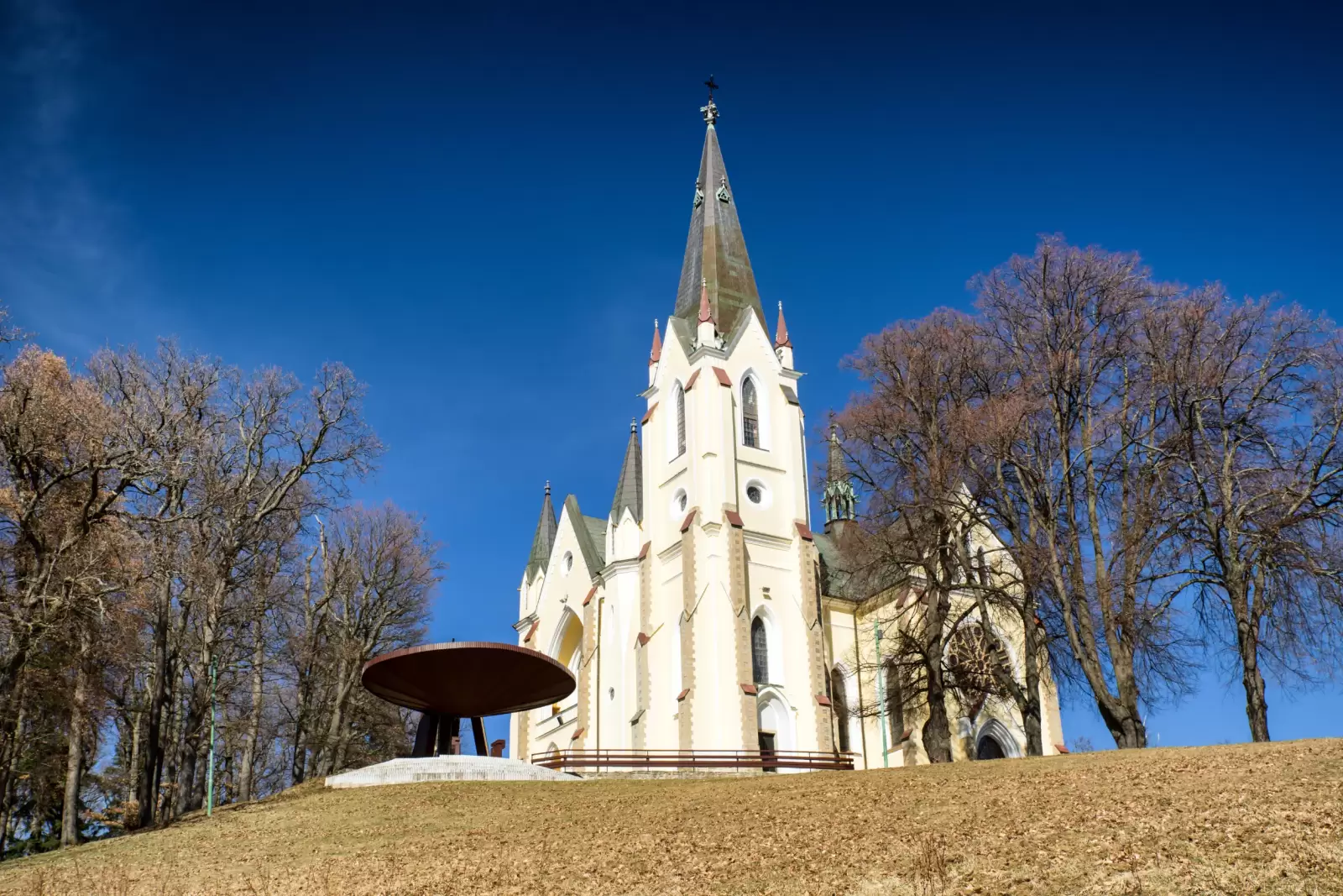 virgin mary on hill marianska hora levoca slovakia