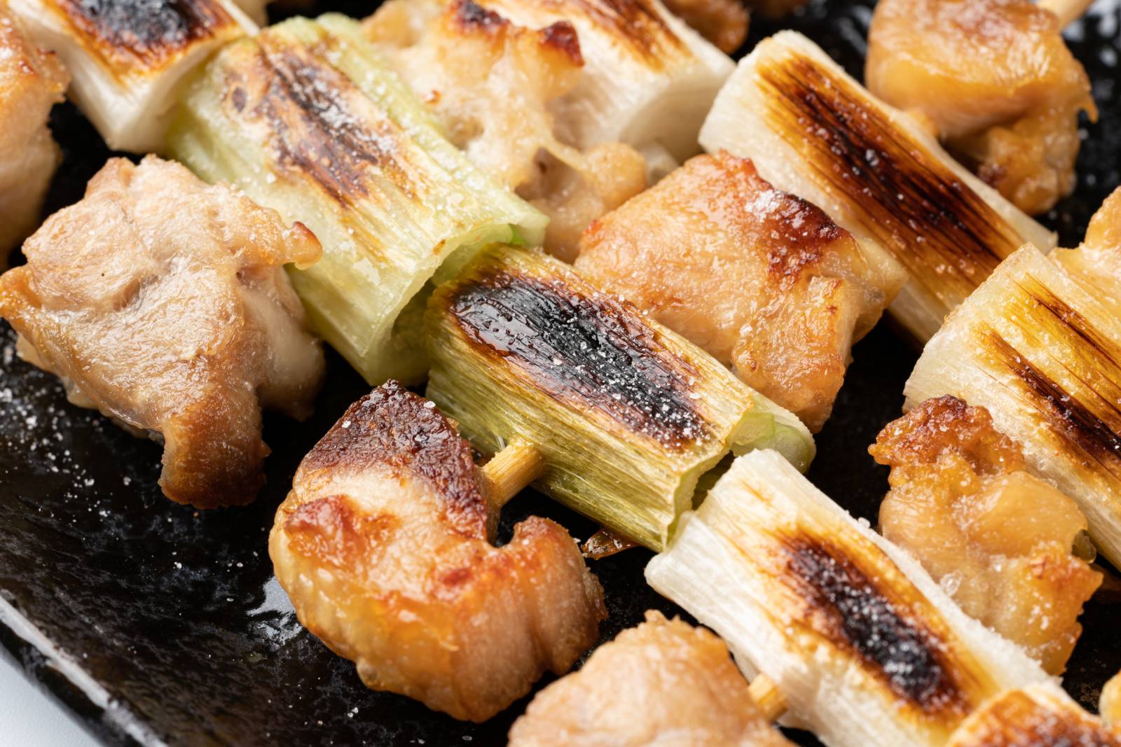 Grilled Yakitori Skewers with Scallions