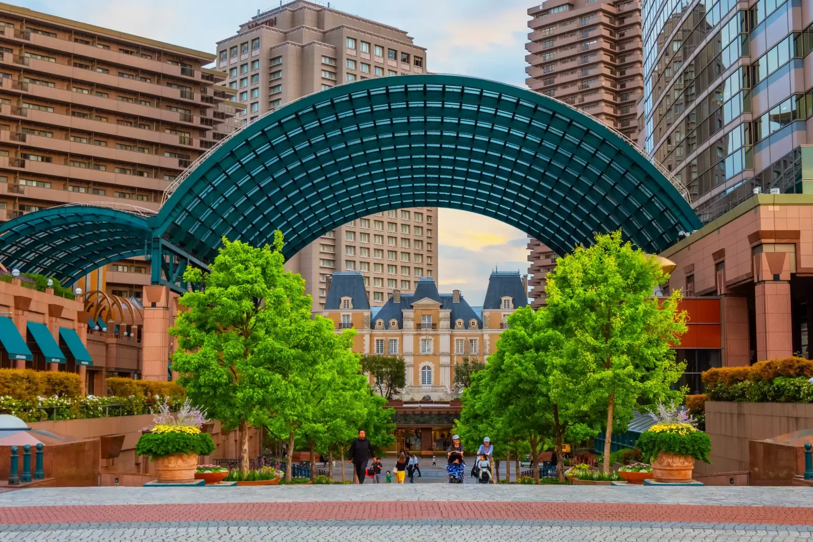 yebisu garden place built on the former site of yebisu beer brewery